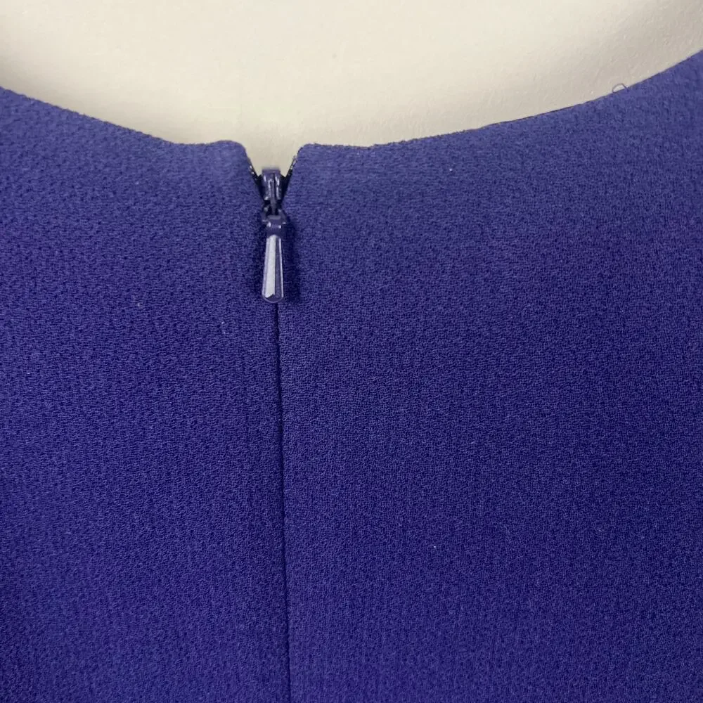 Emanuel Ungaro Purple Sleeveless Dress & Blazer/Jacket Set Suit‎ Size 2 / 36